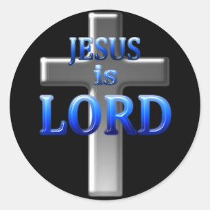 Jezus is LORD Ronde Sticker