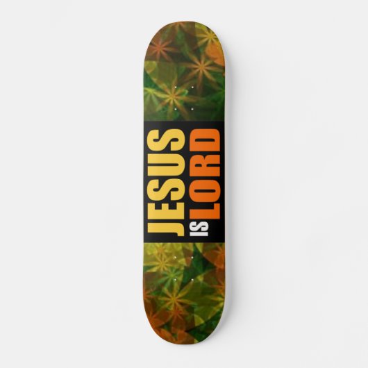 Jezus is Lord YO Persoonlijk Skateboard (Voorkant)