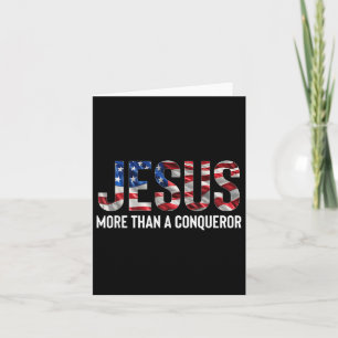 Jezus is meer dan een Amerikaanse Vintage Kaart