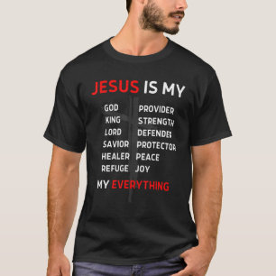 Jezus Is Mijn Alles God Heer Verlosser Christelijk T-shirt