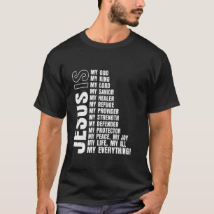 Jezus Is Mijn Alles Mijn Alles Mijn God Mijn Heer  T-shirt