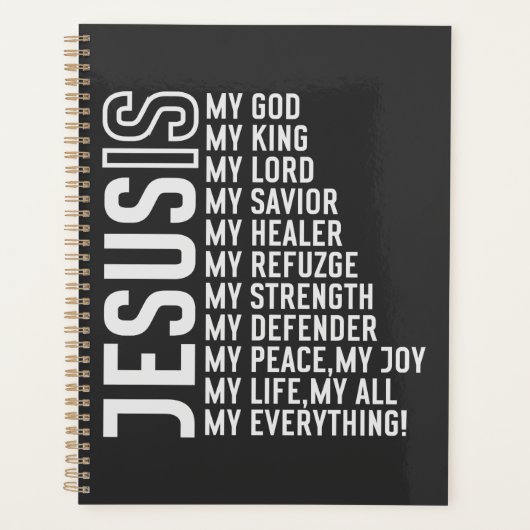 Jezus is mijn... Alles Planner (Voorkant)