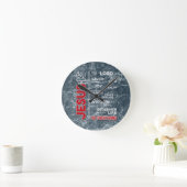 Jezus is mijn 'Alles Word Cloud' Ronde Klok (Huis)