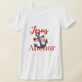 Jezus is mijn anker t-shirt