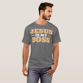 Jezus is mijn baas t-shirt (Voorkant volledig)
