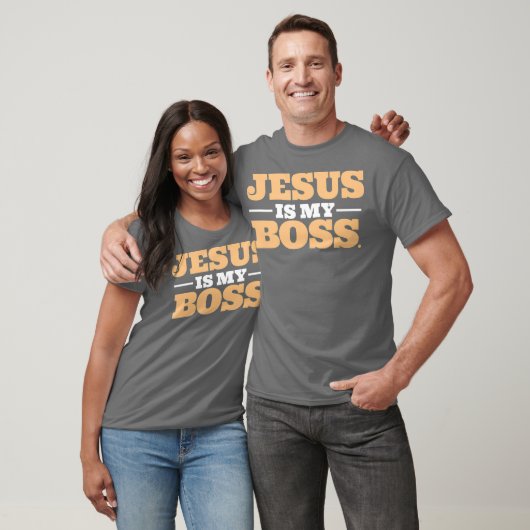 Jezus is mijn baas t-shirt (Unisex)