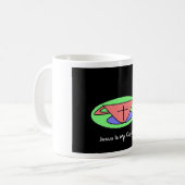 Jezus is mijn beker. koffiemok (Voorkant links)