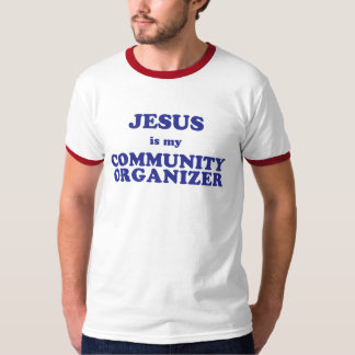 Jezus is mijn Community Organizer T-shirt