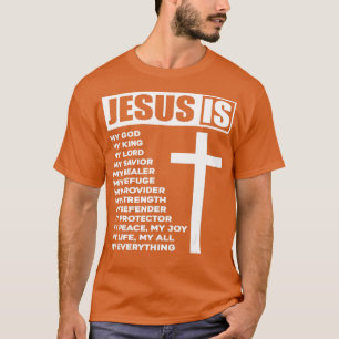 Jezus is mijn enige God Savior T-shirt