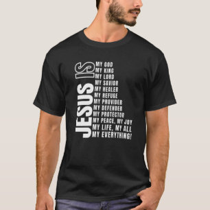 Jezus is mijn enige God Savior T-shirt