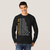 Jezus is mijn enige Jezus. T-shirt (Voorkant volledig)