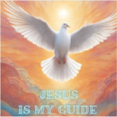 Jezus is mijn gids sticker (Voorkant)