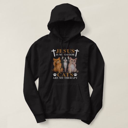 Jezus is mijn God koning Mijn Heer Mijn redder Bla Hoodie (Design voorkant)