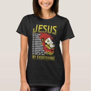 Jezus is mijn God koning Mijn Heer Mijn Savior Lio T-shirt