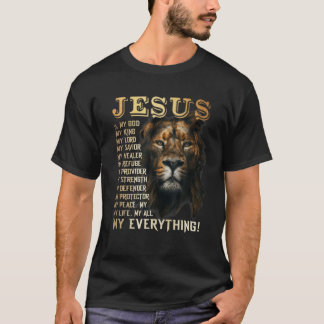 Jezus is mijn god mijn koning mijn Heer mijn redde T-shirt