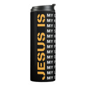 Jezus is mijn God Thermosbeker (Gedraaid links)