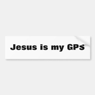 Jezus is mijn GPS Bumpersticker