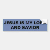 "Jezus is mijn Heer en Savior" Bumpersticker (Voorkant)