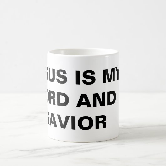 "Jezus is mijn Heer en Verlosser" (klassieke Mok) Koffiemok (Center)