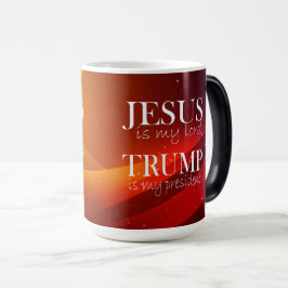 Jezus is mijn Heer Trump is mijn President Magische Mok