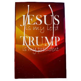 Jezus is mijn Heer Trump is mijn President Medium Cadeauzakje