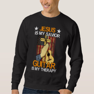 Jezus Is Mijn Heiland Gitaar Is Mijn Therapie 5 Trui