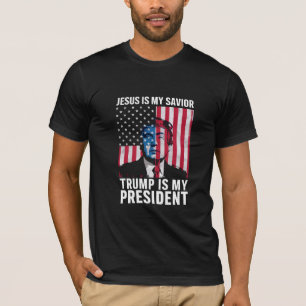 Jezus Is Mijn Heiland Trump Is Mijn President 2024 T-shirt