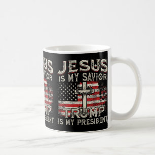 Jezus Is Mijn Heiland Trump Is Mijn President Amer Koffiemok