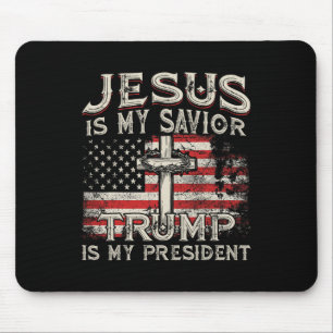 Jezus Is Mijn Heiland Trump Is Mijn President Amer Muismat