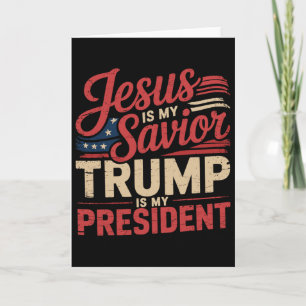 Jezus Is Mijn Heiland Trump Is Mijn President Bibl Kaart