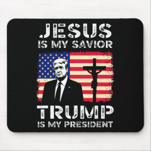 Jezus Is Mijn Heiland Trump Is Mijn President Trum Muismat