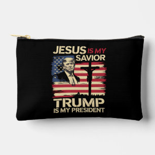 Jezus Is Mijn Heiland Trump Is Mijn President Vlag Etui