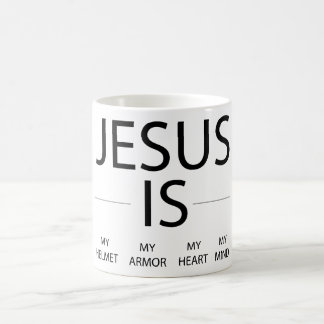 Jezus Is Mijn Helm, Mijn Harnas, Mijn Hart, Mijn G Koffiemok