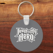 Jezus is mijn Hero (Jesus é meu Herói) Sleutelhanger (Voorkant)