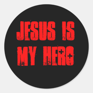 Jezus is mijn Hero sticker