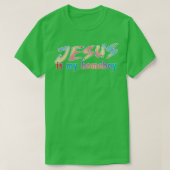 Jezus is mijn Homeboy 80s Retro 1 T-shirt (Design voorkant)