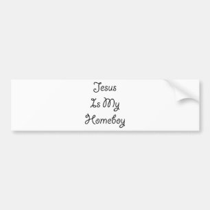 Jezus is mijn Homeboy Bumpersticker