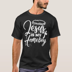 Jezus is mijn homeboy grappige Christelijke religi T-shirt