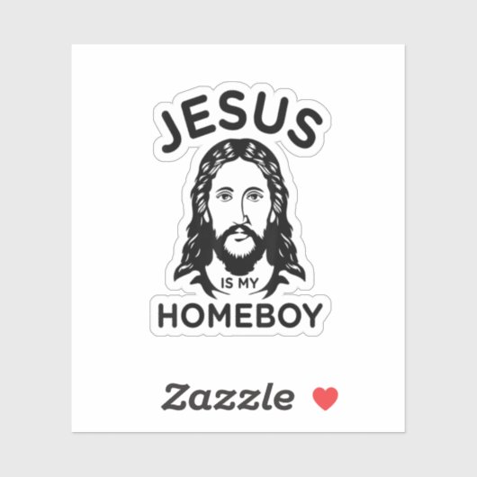 Jezus is mijn Homeboy Sticker (Vel)