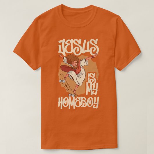 Jezus is mijn Homeboy T-shirt (Design voorkant)
