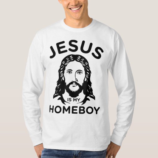 Jezus is mijn Homeboy T-shirt (Voorkant)