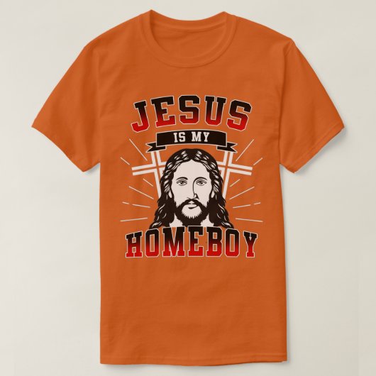 Jezus is mijn huisjongen t-shirt (Design voorkant)