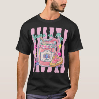 Jezus Is Mijn Jam Aardbei God Geloof Christelijk T-shirt