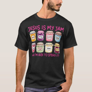 Jezus Is Mijn Jam Christelijk Geloof Religieus Jez T-shirt