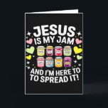 Jezus Is Mijn Jam En Ik Ben Hier Om Christelijk Bi Kaart<br><div class="desc">Jezus Is Mijn Jam En Ik Ben Hier Om Christelijke Bijbeltekst Te Verspreiden _2</div>