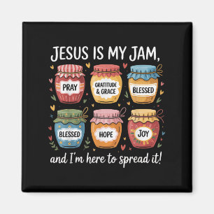 Jezus is mijn jam en ik ben hier om Christelijke b Magneet