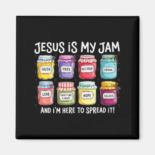 Jezus Is Mijn Jam En Ik Ben Hier Om Christelijke B Magneet