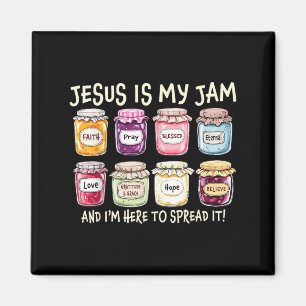 Jezus is mijn jam en ik ben hier om Christelijke b Magneet