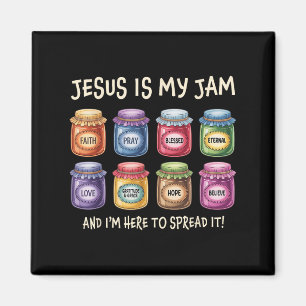 Jezus is mijn jam en ik ben hier om Christelijke b Magneet