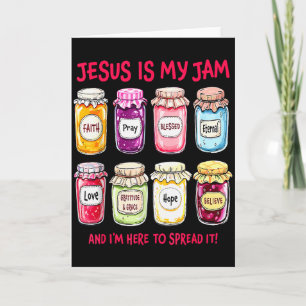Jezus Is Mijn Jam En Ik Ben Hier Om Het Te Verspre Kaart